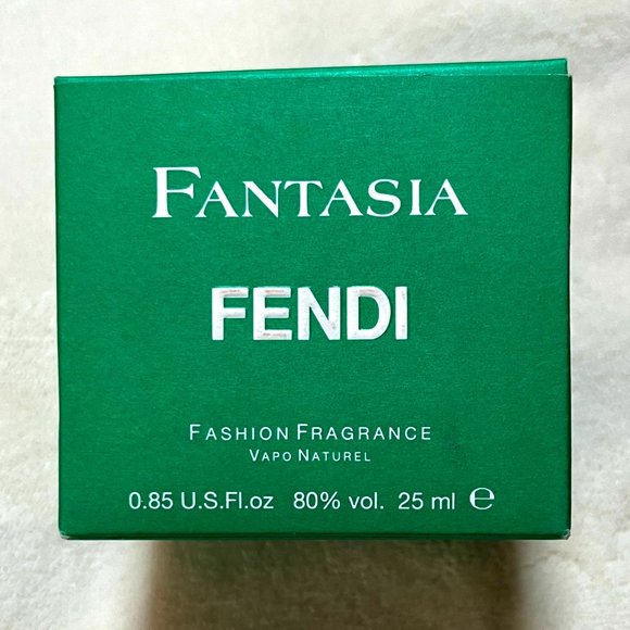 FANTASIA by FENDI for WOMAN Green 0.85oz-0.25ml EDT Spray | Vintage - Picture 1 of 9